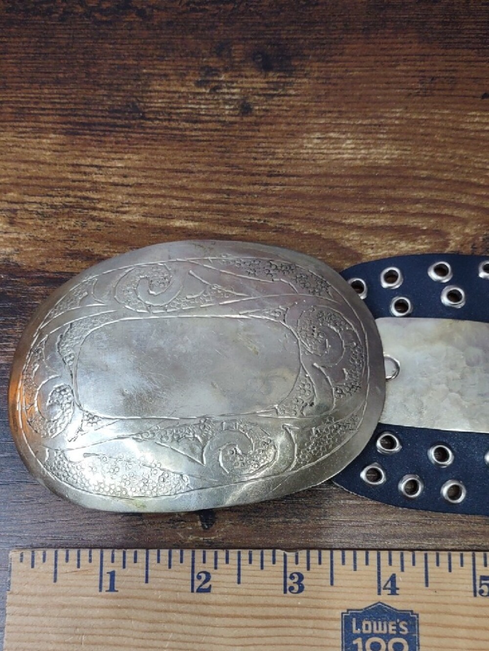 Vintage 80's Moroccan Leather Belt - Picture 7 of 9